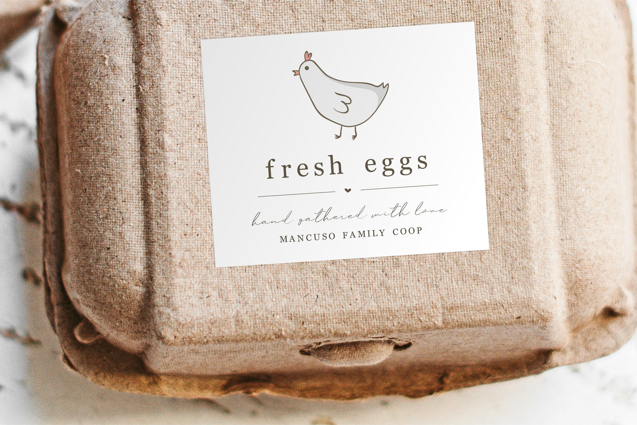 Egg Carton Label Template - Printable Sticker, Personalize For Farm regarding Printable Egg Carton Labels