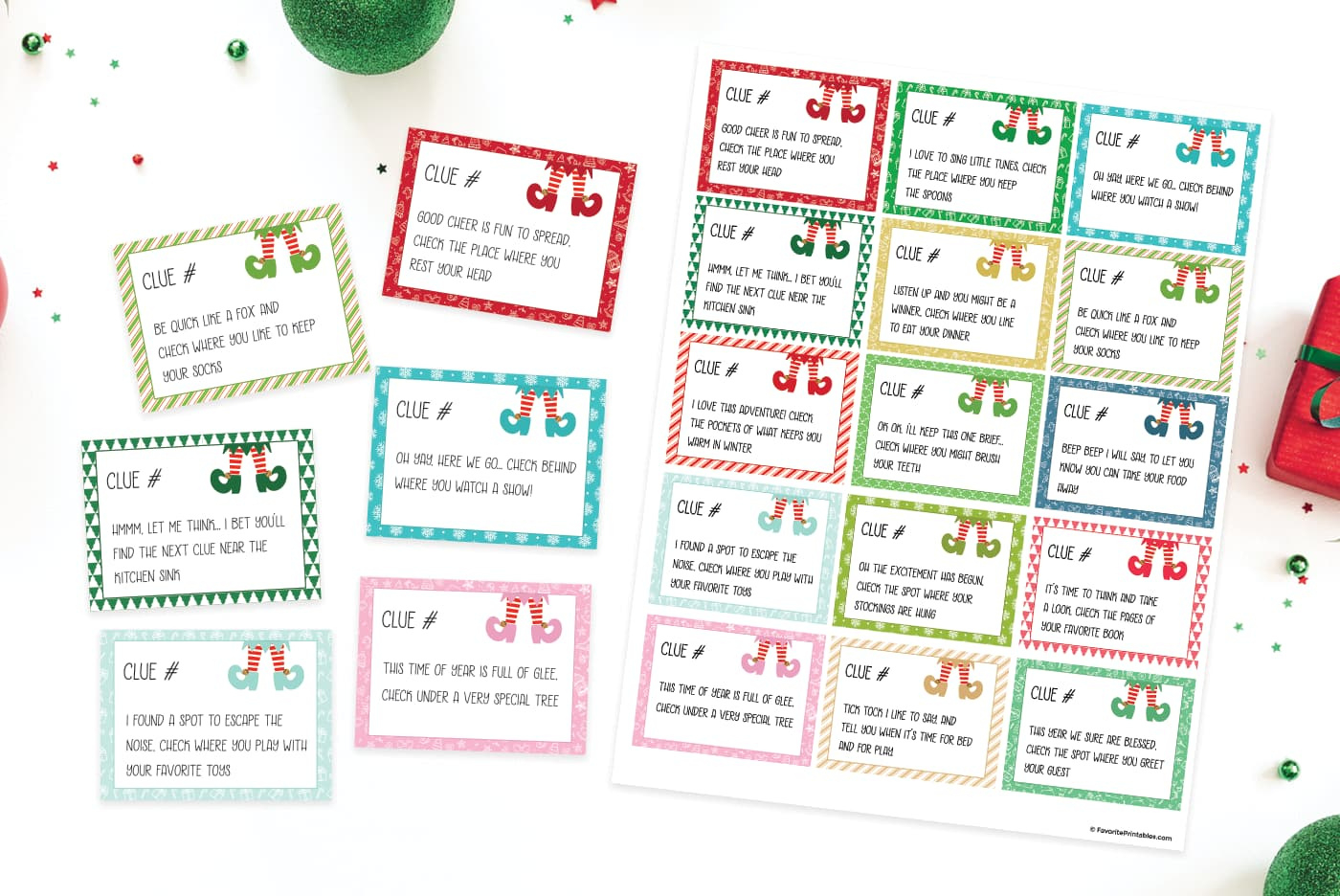 Elf On The Shelf Scavenger Hunt, Free Printable Game! - Favorite for Free Printable Elf on the Shelf Scavenger Hunt