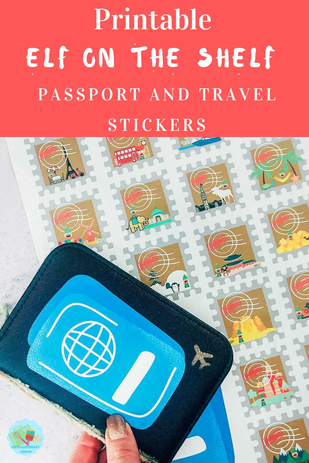 Elf On The Shelf Travel Stamps And Passport Cover ⋆ Extraordinary throughout Free Printable Elf Passport