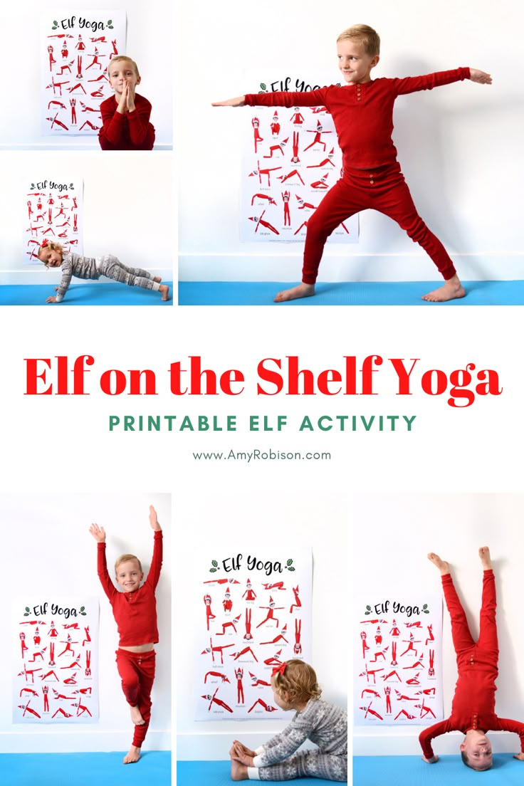 Elf On The Shelf Yoga Printable - Amy Robison Blog regarding Elf On The Shelf Yoga Printable Free