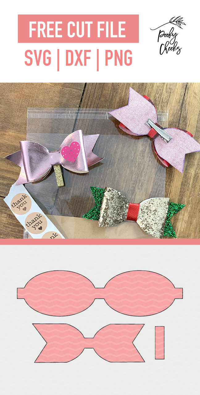 Fields Of Heather: Free Templates &amp;amp; Svgs For Faux Leather Hair Bows intended for Faux Leather Bow Template Free Printable