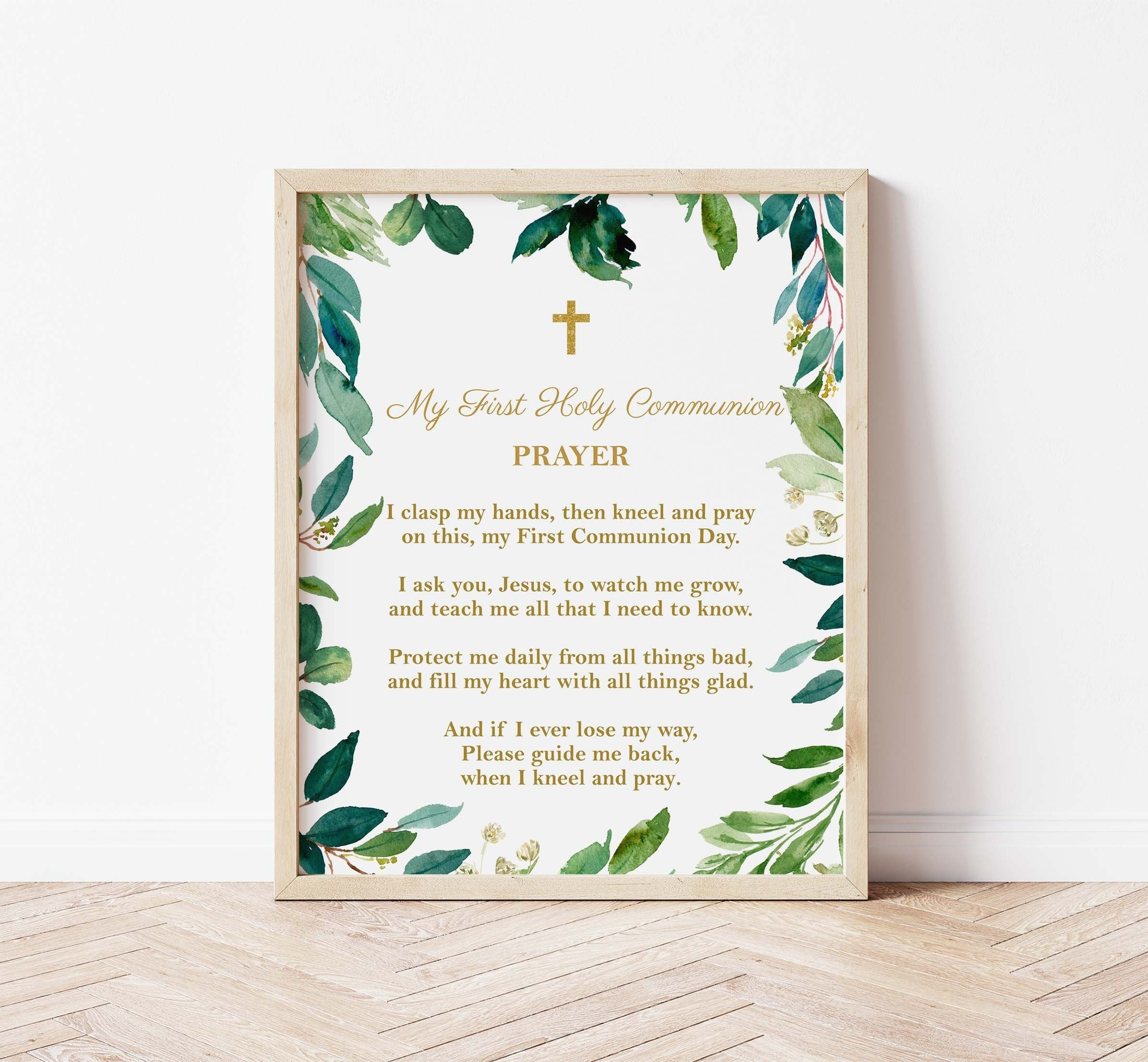 First Communion Prayer, Printable Communion Prayer, Communion regarding Printable First Communion Prayers