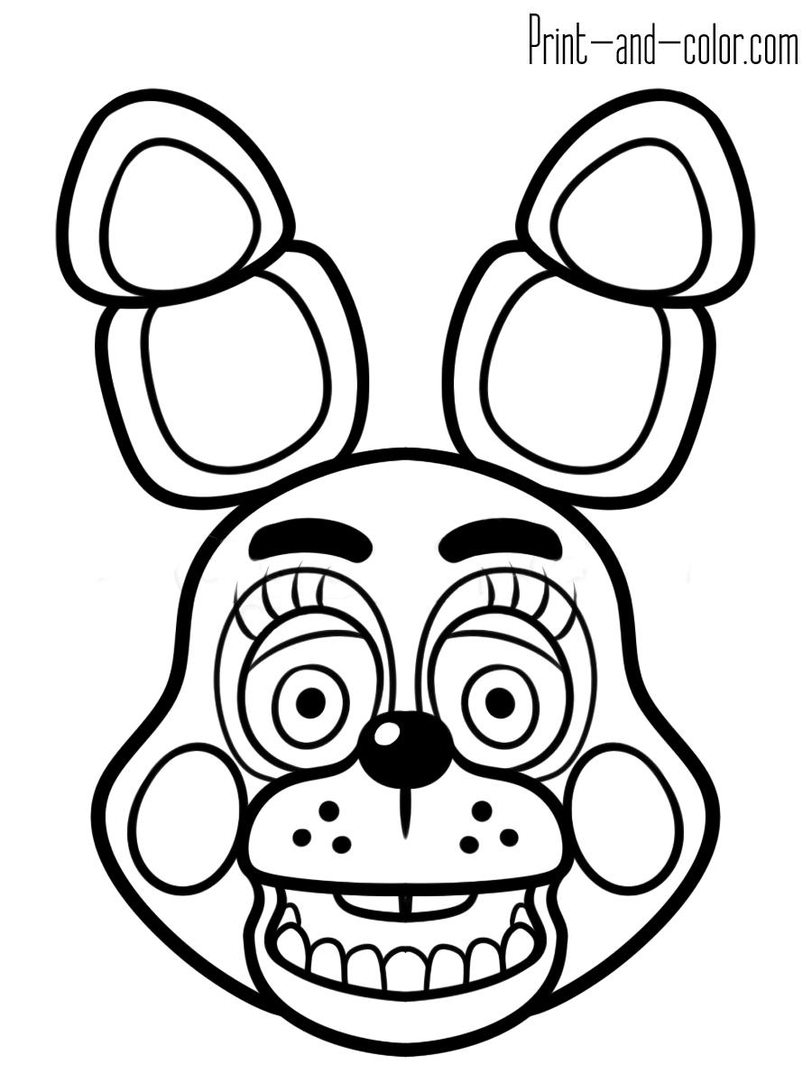 Five Nights At Freddy&amp;#039;S Coloring Pages | Print And Color for Free Printable Five Nights at Freddy&amp;amp;#039;s Coloring Pages