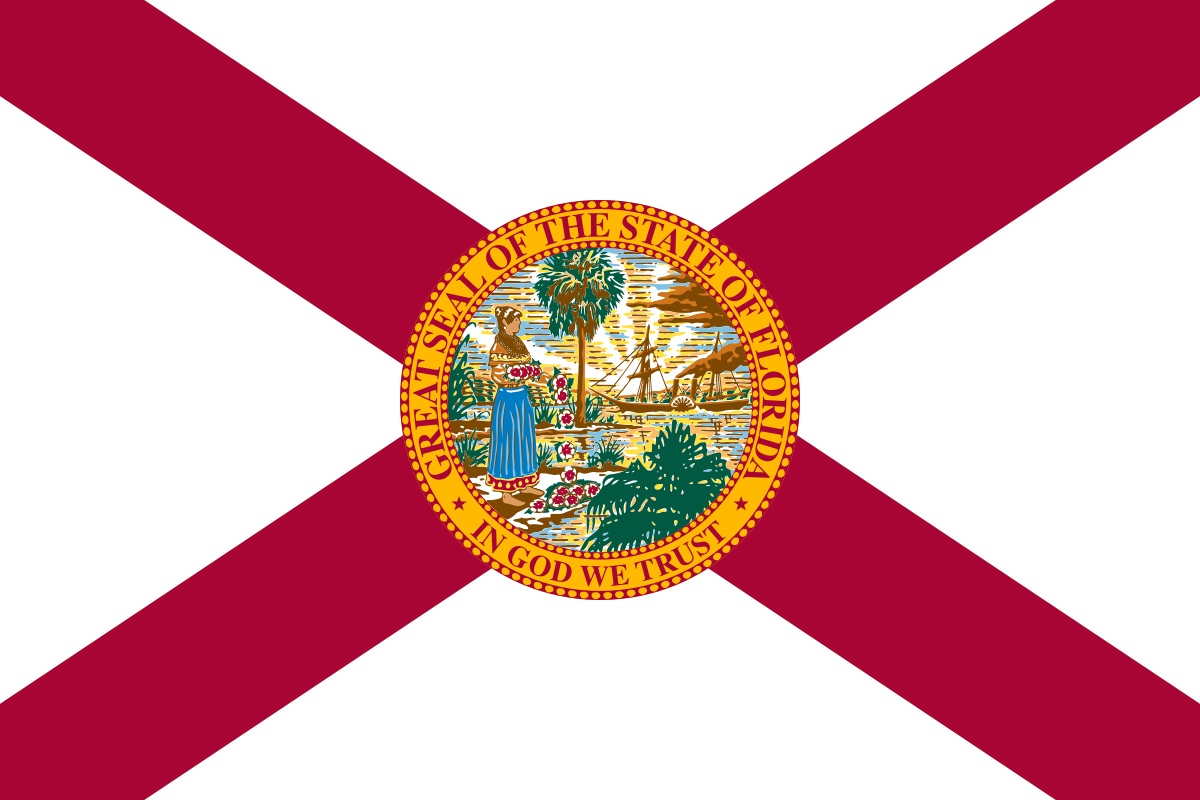 Flag Of Florida - Wikipedia pertaining to Printable Florida State Flag