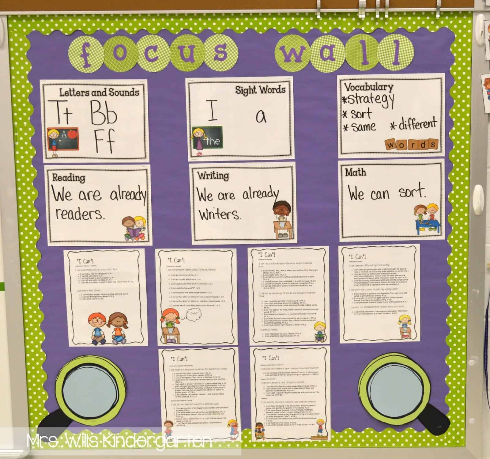 Focus Wall: Focus! Deedee! Focus! - Mrs. Wills Kindergarten throughout Free Focus Wall Printables