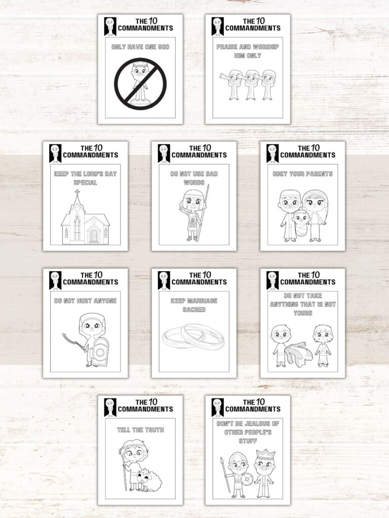 Free 10 Commandments Coloring Pages | Healing Home intended for Free Printable 10 Commandments Coloring Page