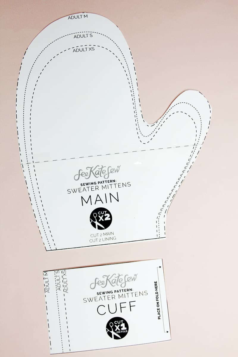 Free 2024 Mitten Pattern inside Free Printable Mitten Pattern