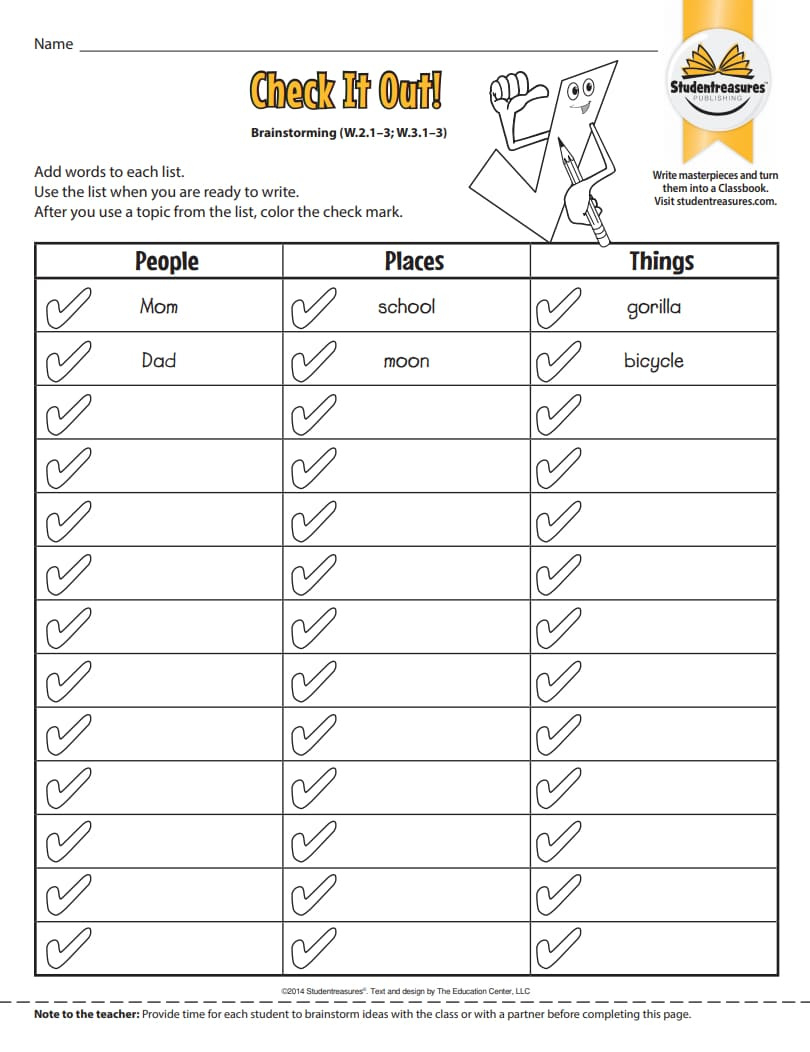 Free 3Rd Grade Writing Worksheets | Studentreasures intended for Writing Worksheets Printable For Grade 3