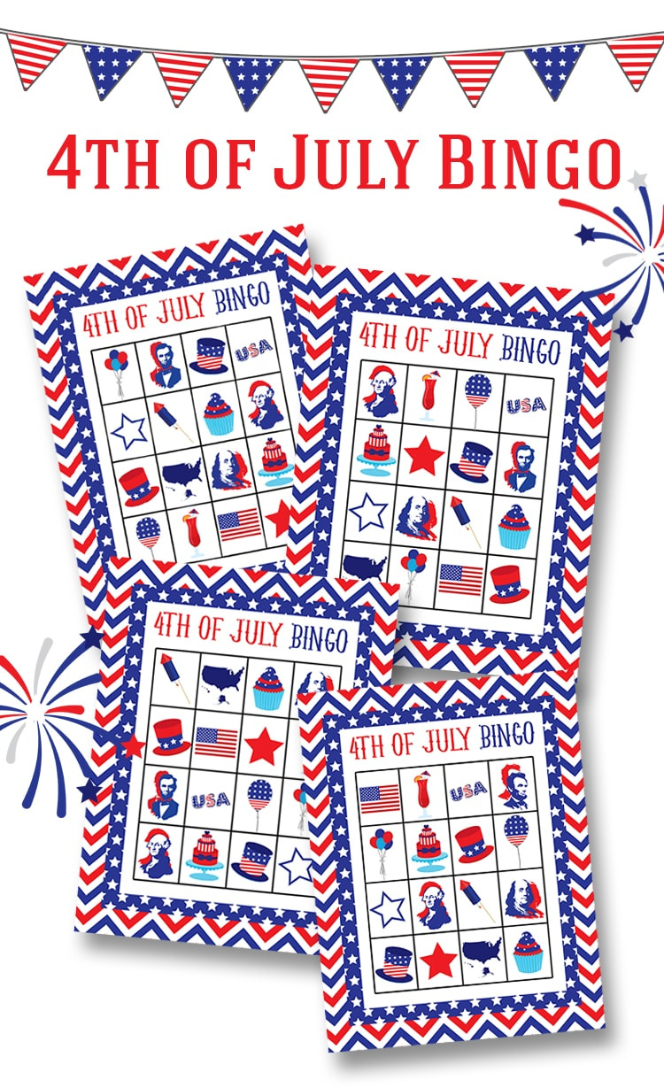 Free 4Th Of July Bingo Printable – Let&amp;#039;S Diy It All – With Kritsyn intended for 4Th Of July Bingo Cards