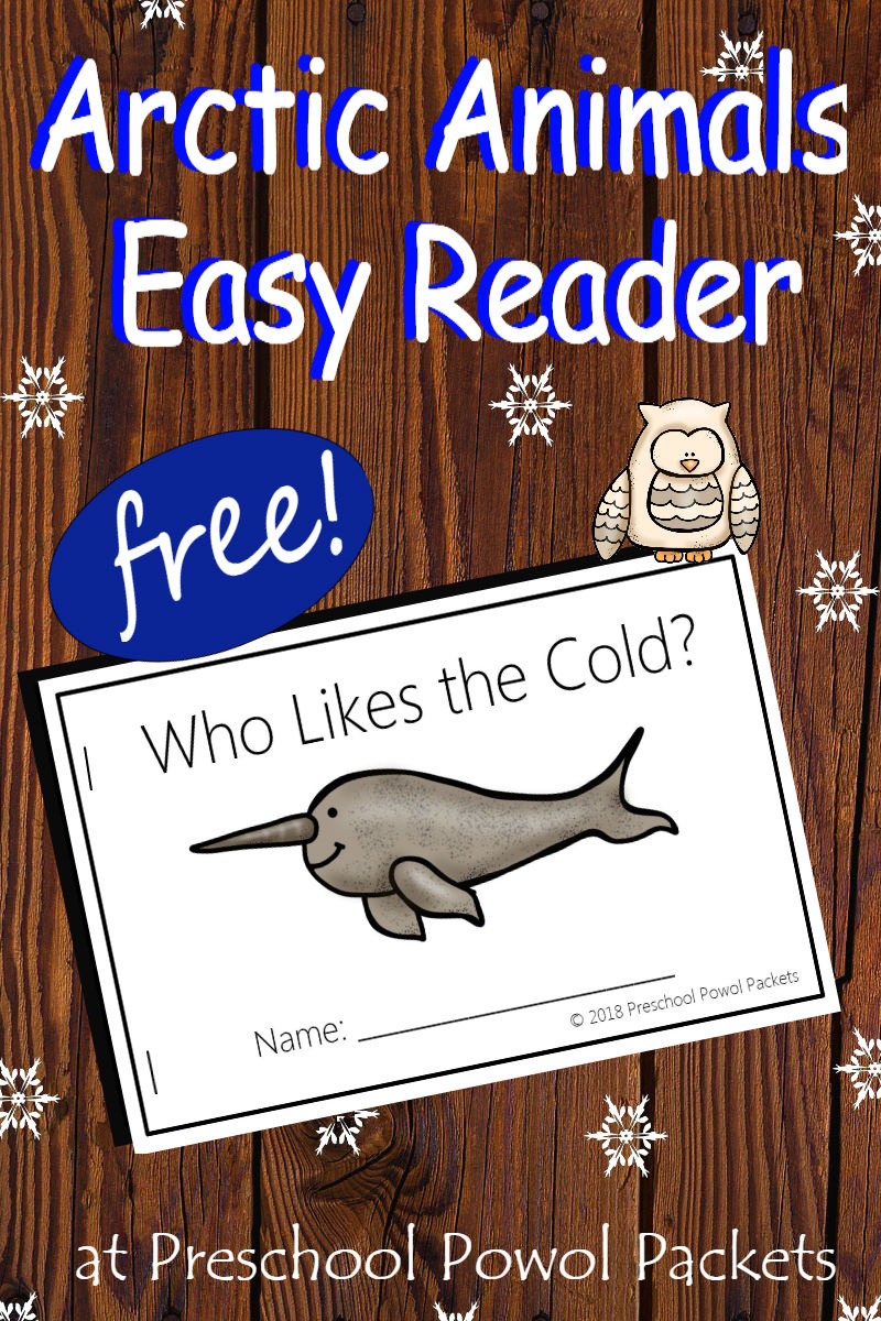 Free} Arctic Animals Like Cold Preschool Easy Reader for Arctic Animals Printable Book