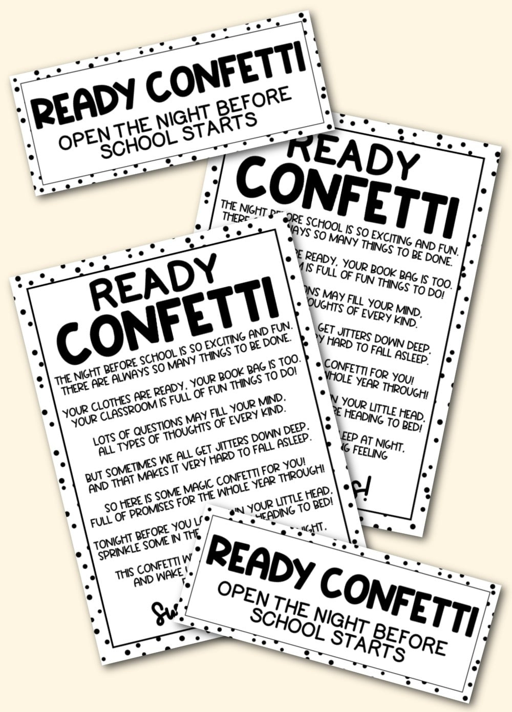 Free Back To School Ready Confetti Printable - Kara Creates with regard to Ready Confetti Free Printable