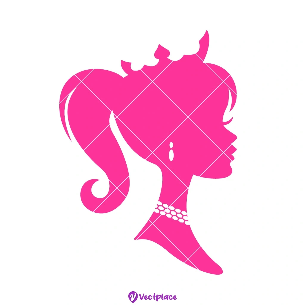 Free Barbie Head Svg - Vectplace for Free Barbie Silhouette Printables