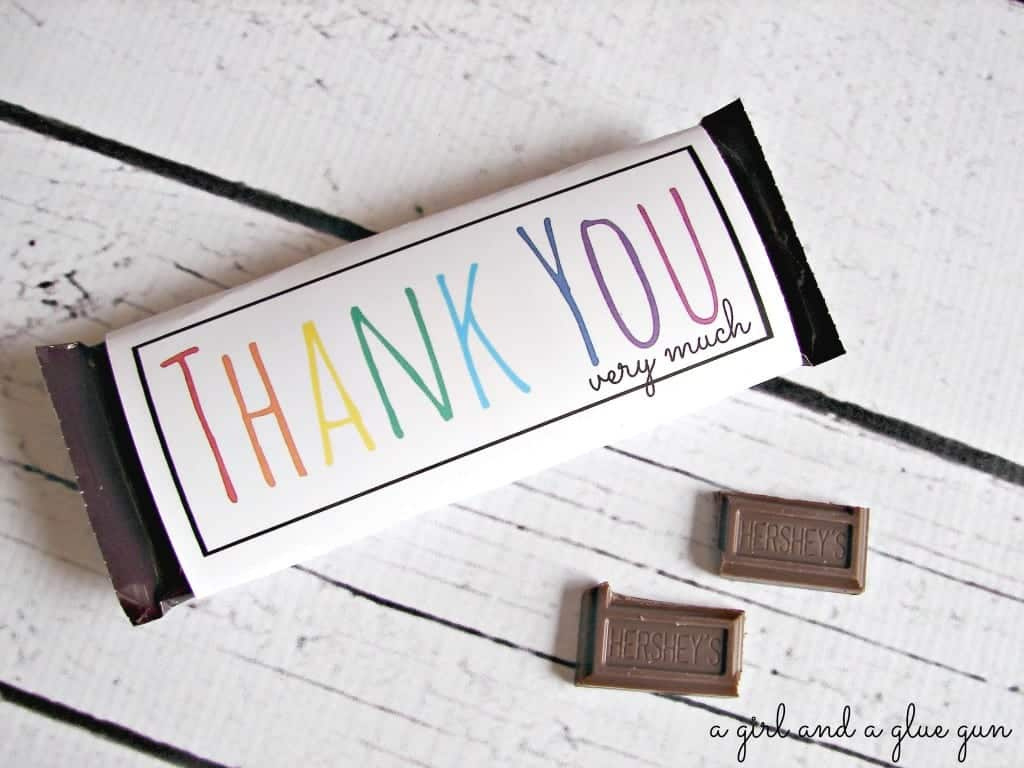 Free Candy Bar Wrapper Thank You (And Congrats) Printables! - A pertaining to Free Printable Thank You Candy Bar Wrappers