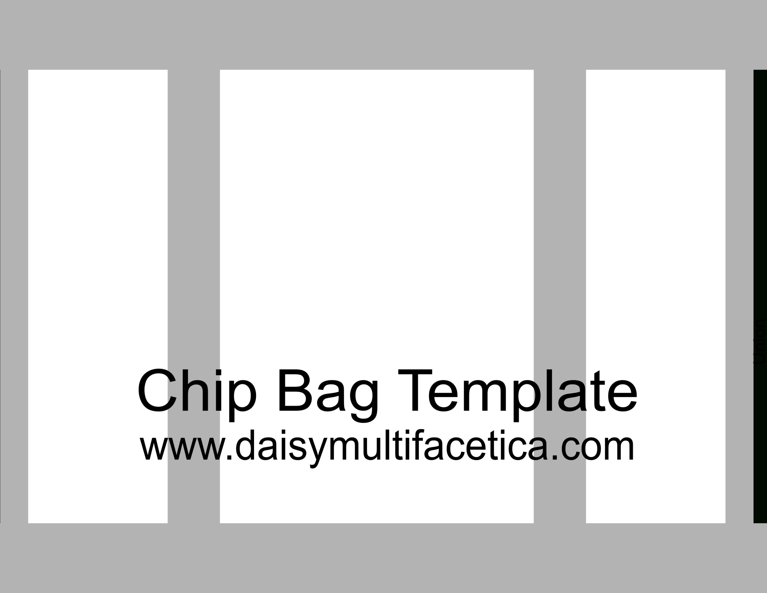 Free Chip Bag Templates | All Occasion Chip Bags. – Daisy with Downloadable Free Printable Chip Bag Template