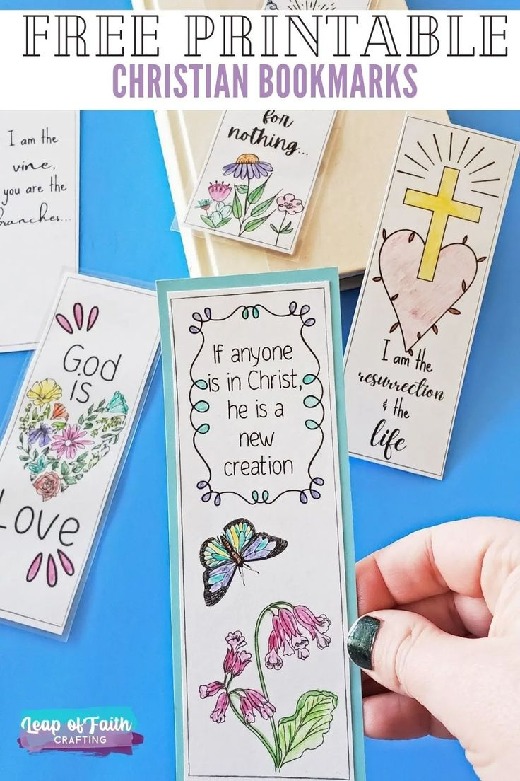 Free Christian Bookmarks To Print And Color! in Free Printable Christian Bookmarks