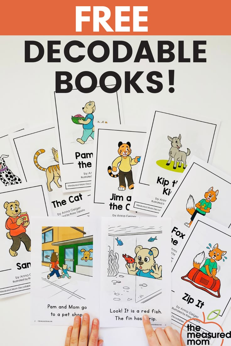 Free Decodable Books inside Free Printable Decodable Books