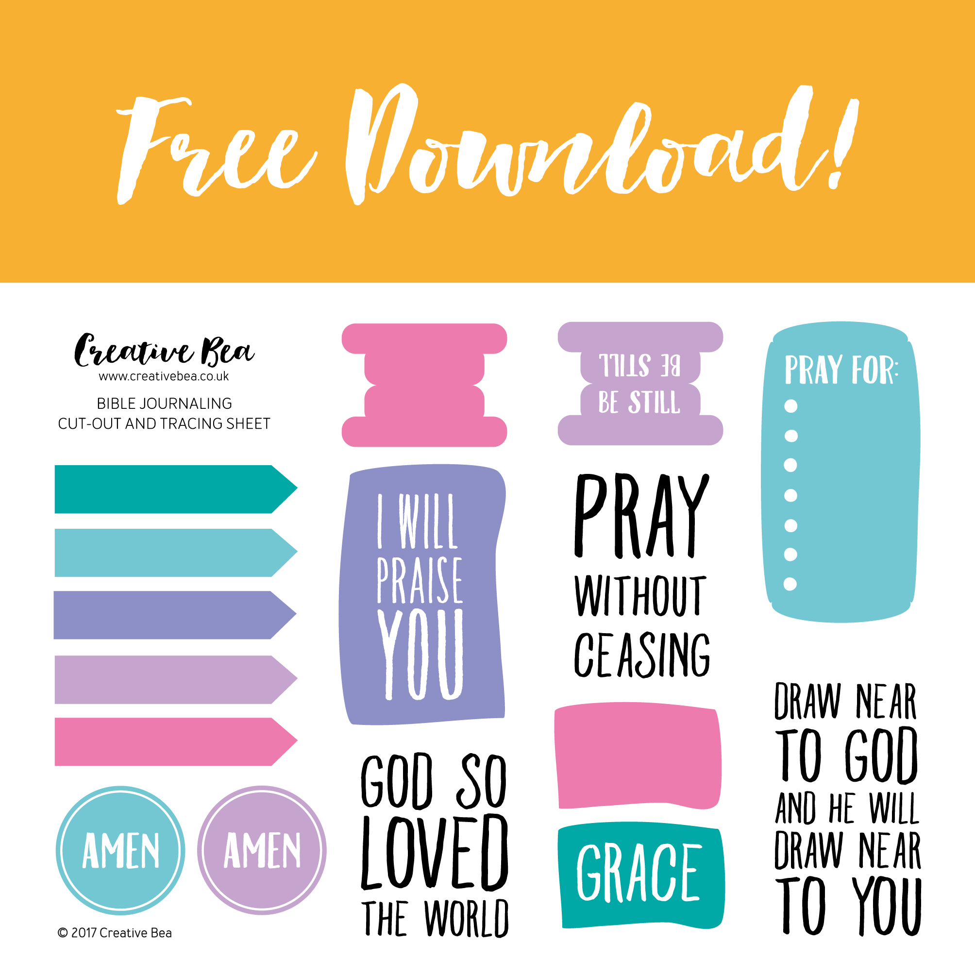 Free Download Bible Journaling pertaining to Free Printables For Bible Journaling