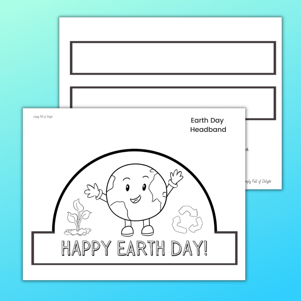 Free Earth Day Hat Printable For Kids - Simply Full Of Delight intended for Earth Day Hat Printable