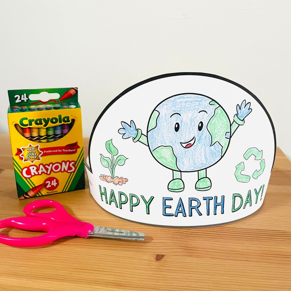 Free Earth Day Hat Printable For Kids - Simply Full Of Delight within Earth Day Hat Printable