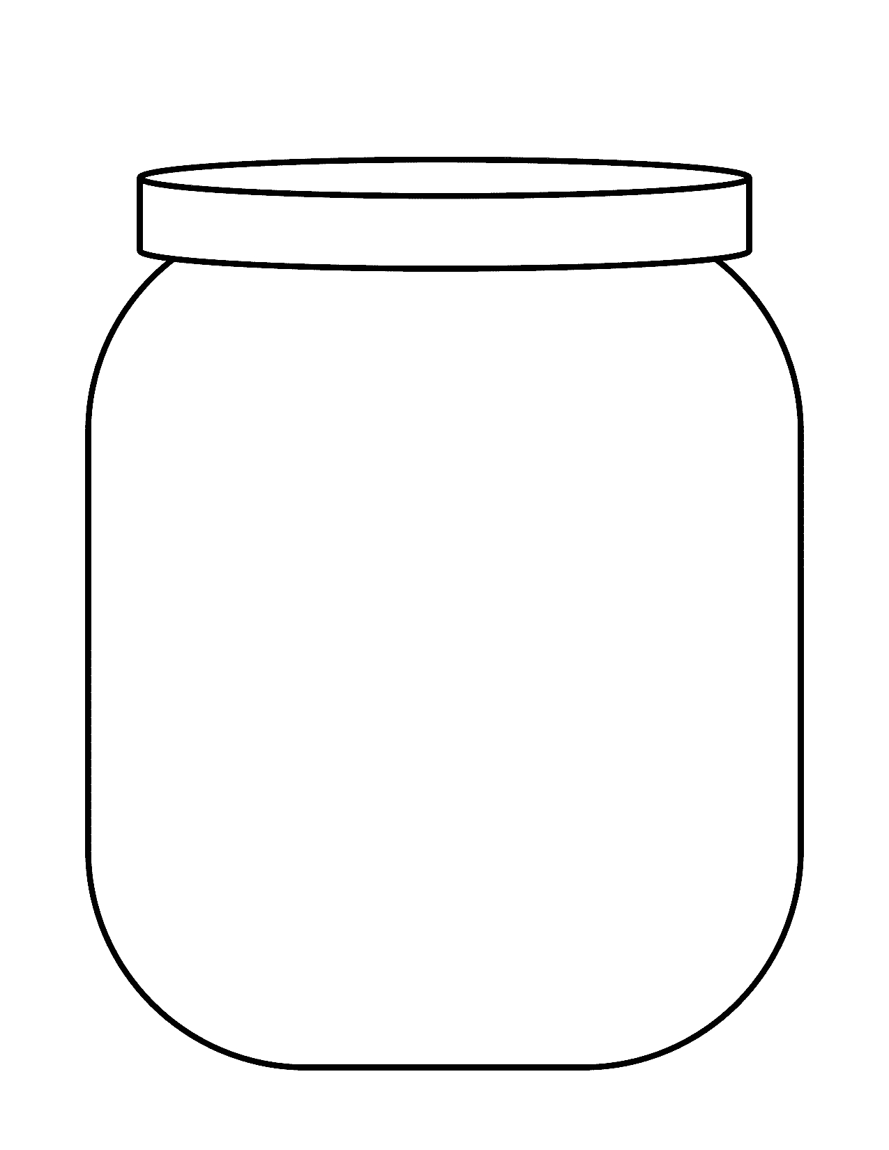 Free Editable Jar Template For Creative Learning with regard to Free Printable Mason Jar Template