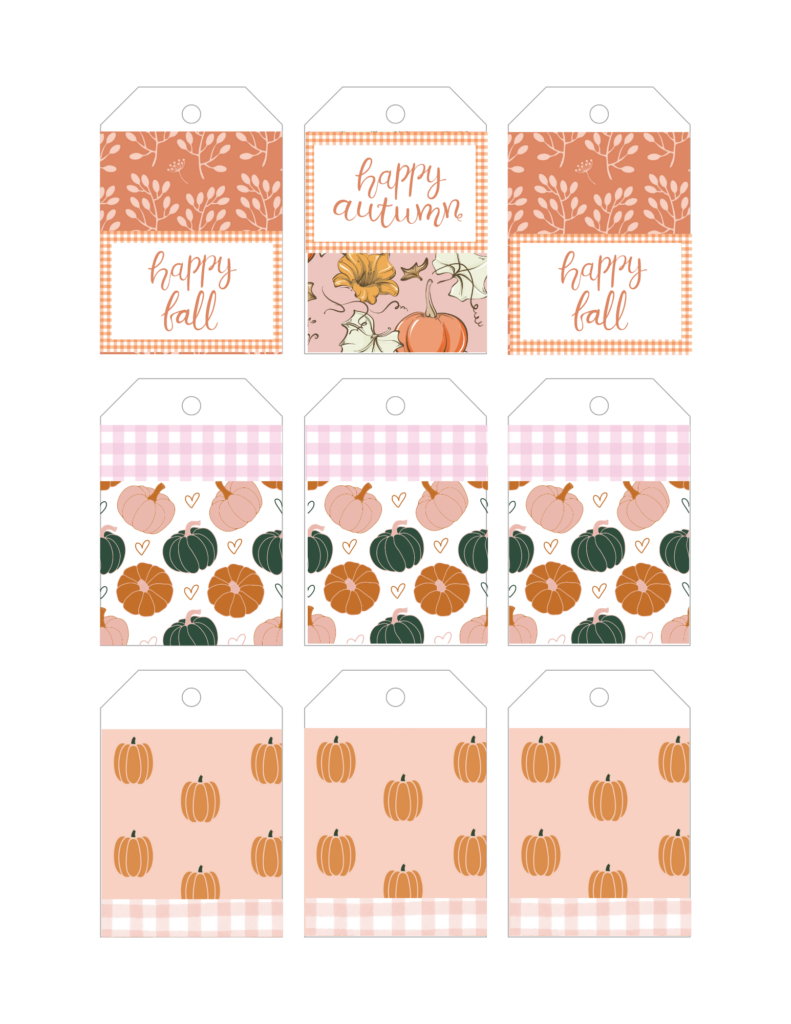 Free Fall Printable Gift Tags - A Farm To Keep for Free Printable Fall Tags