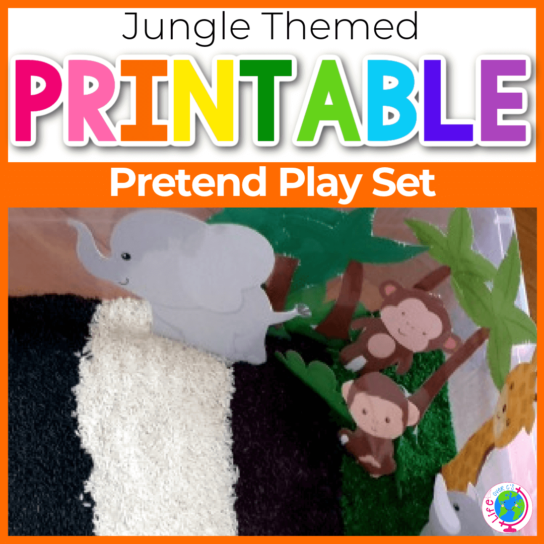 Free Jungle Scene Printable - Life Over C&amp;#039;S with Free Jungle Themed Classroom Printables