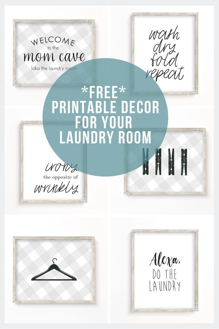 Free Laundry Room Printables in Free Printables For Laundry Room