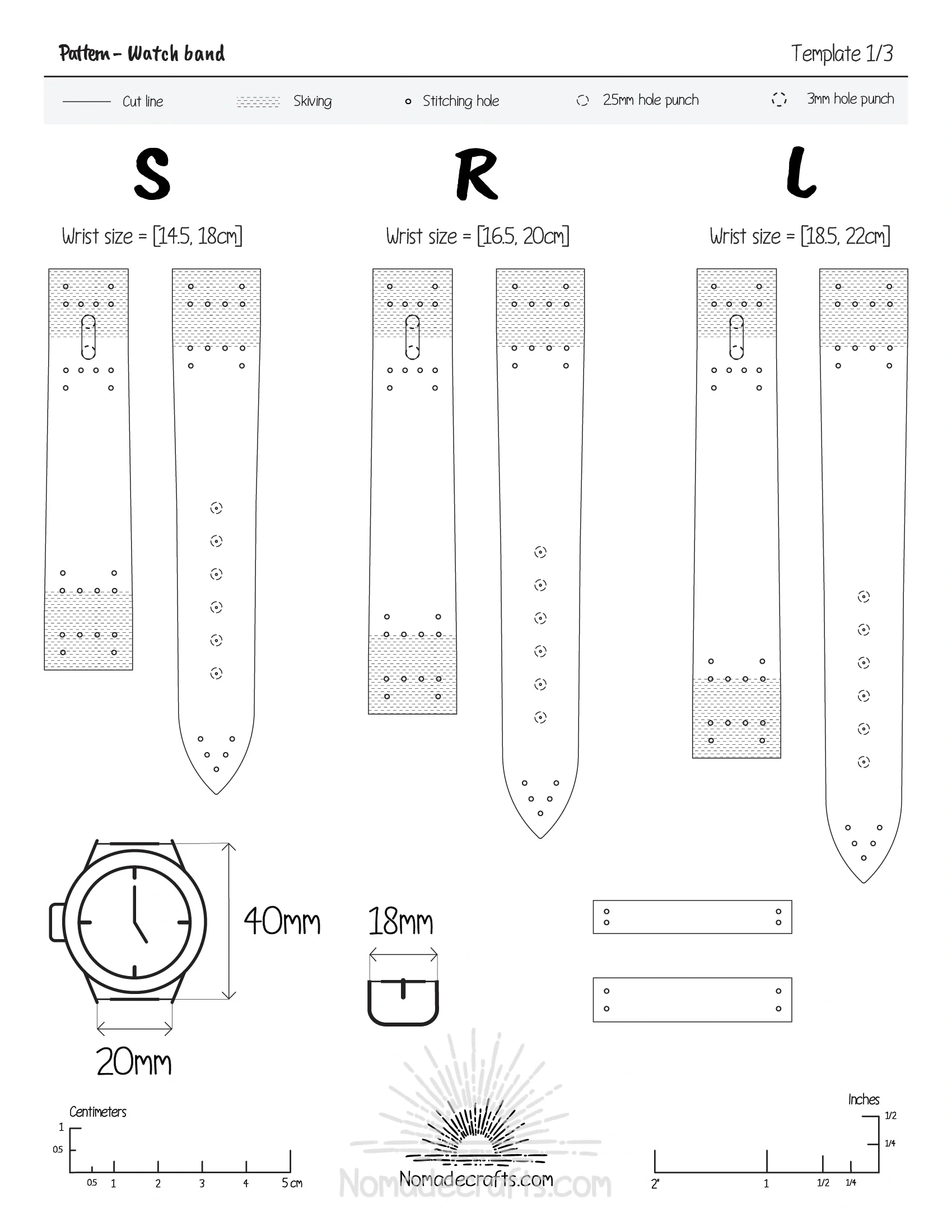 Free Leather-Craft Patterns | Nomade Crafts&amp;amp;Dreams for Free Printable Leather Templates