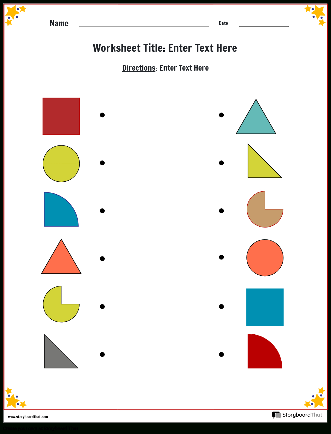 Free Matching Shapes Worksheets: Activities And Printables with regard to Free Printable Matching Shapes Worksheets