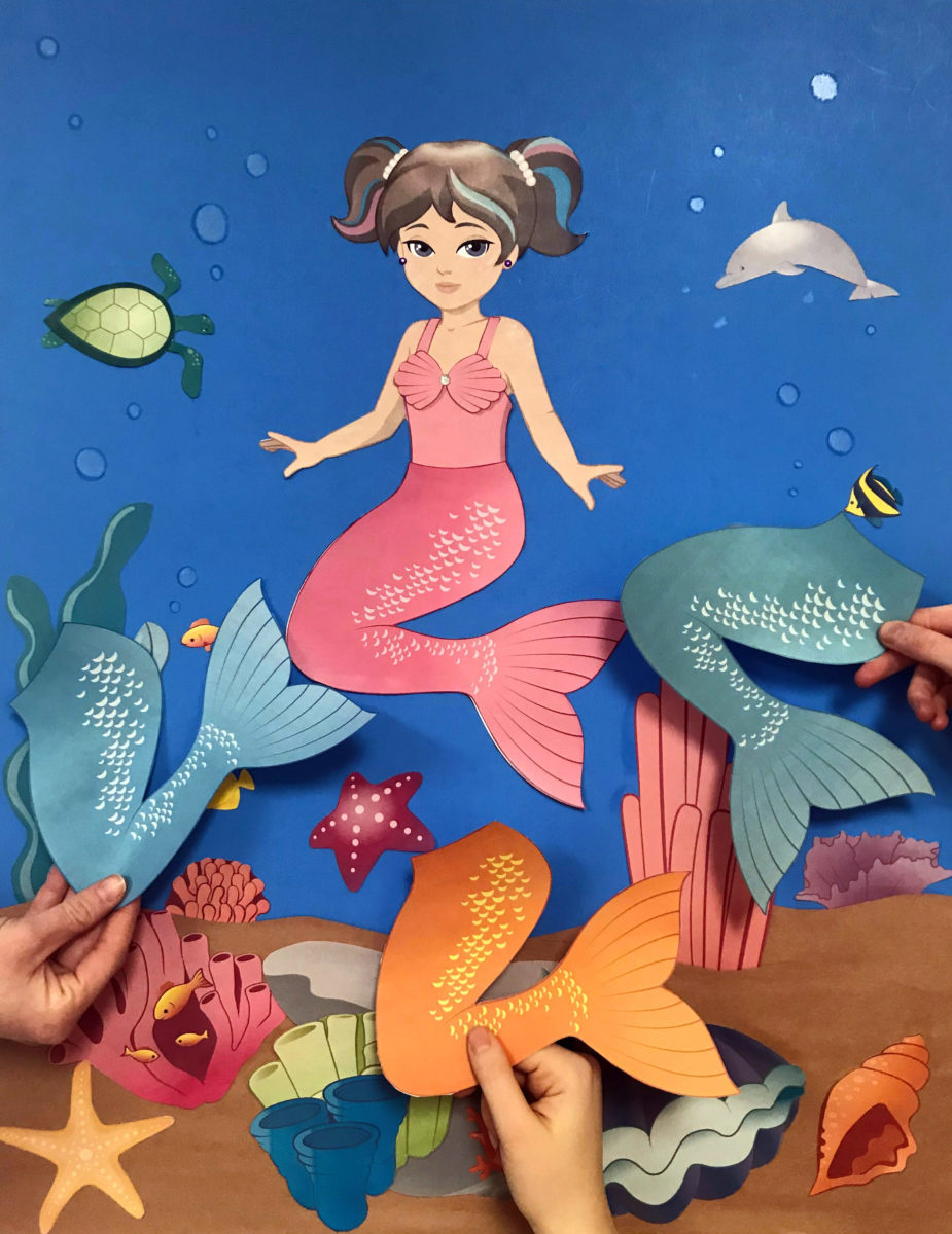 Free Mermaid Princess Party Printables | Fin Fun Blog for Pin The Tail On The Mermaid Free Printable