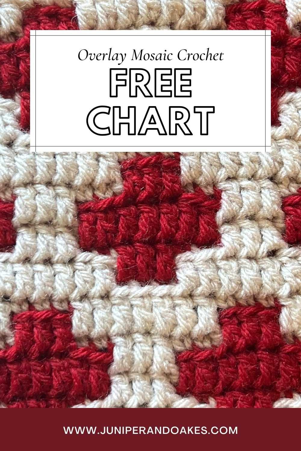 Free Overlay Mosaic Crochet Chart - Hygge Cross - Mosaic Nordic within Free Printable Mosaic Crochet Patterns