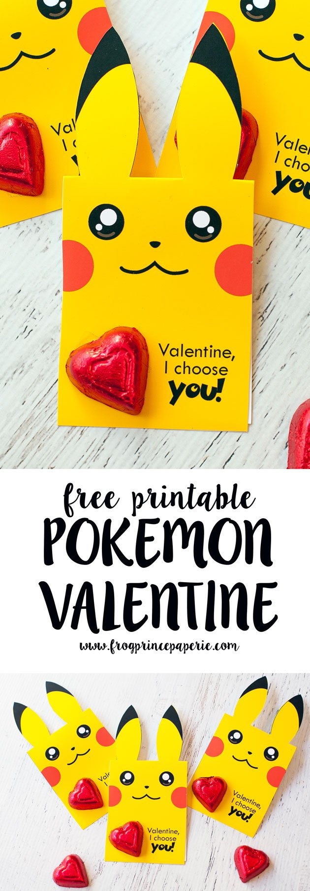 Free Pokemon Printable Valentines Cards - Frog Prince Paperie for Free Pokemon Valentine Printables