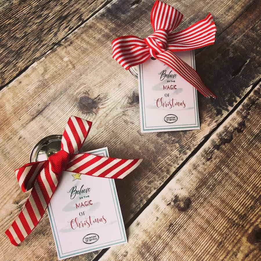 Free Polar Express Christmas Bell Tags Printable - International throughout Free Printable Polar Express Bell Tags