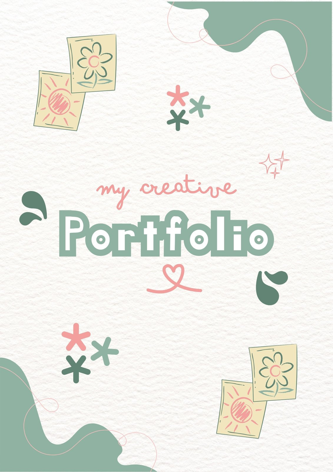 Free Portfolio Cover Page Templates To Use And Print | Canva for Free Printable Teacher Cda Portfolio Cover Template