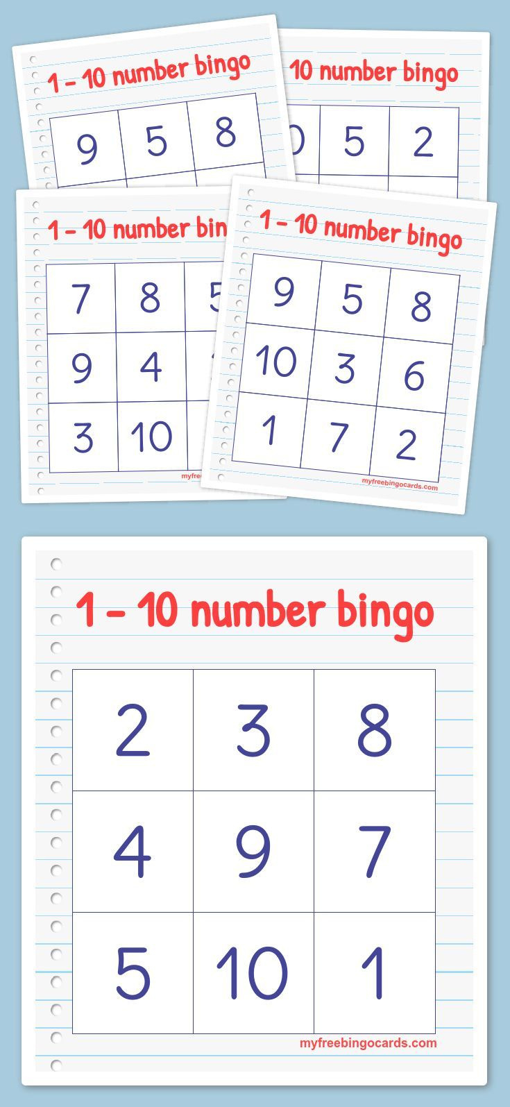 Free Printable And Virtual Bingo Cards throughout Free Number Bingo Cards Printables