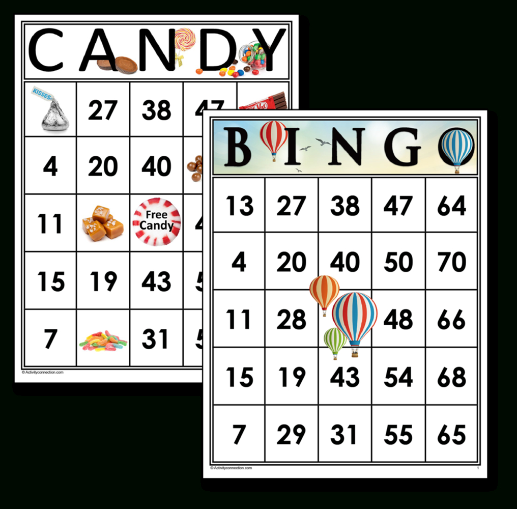 Free Printable Bingo Cards - Activity Connection inside Bingo Cards With Numbers