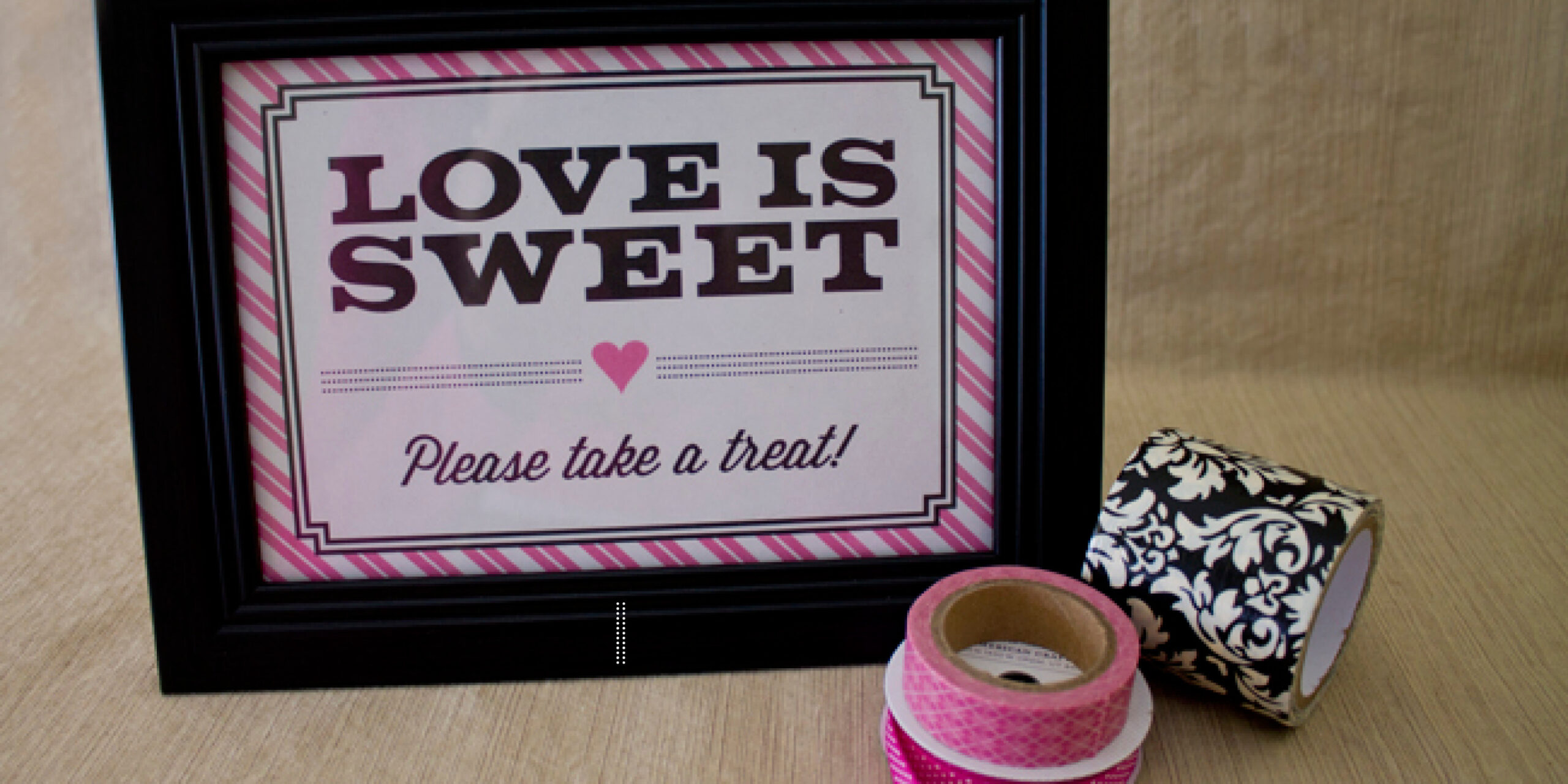 Free Printable Candy Bar Sign regarding Free Printable Dessert Table Signs