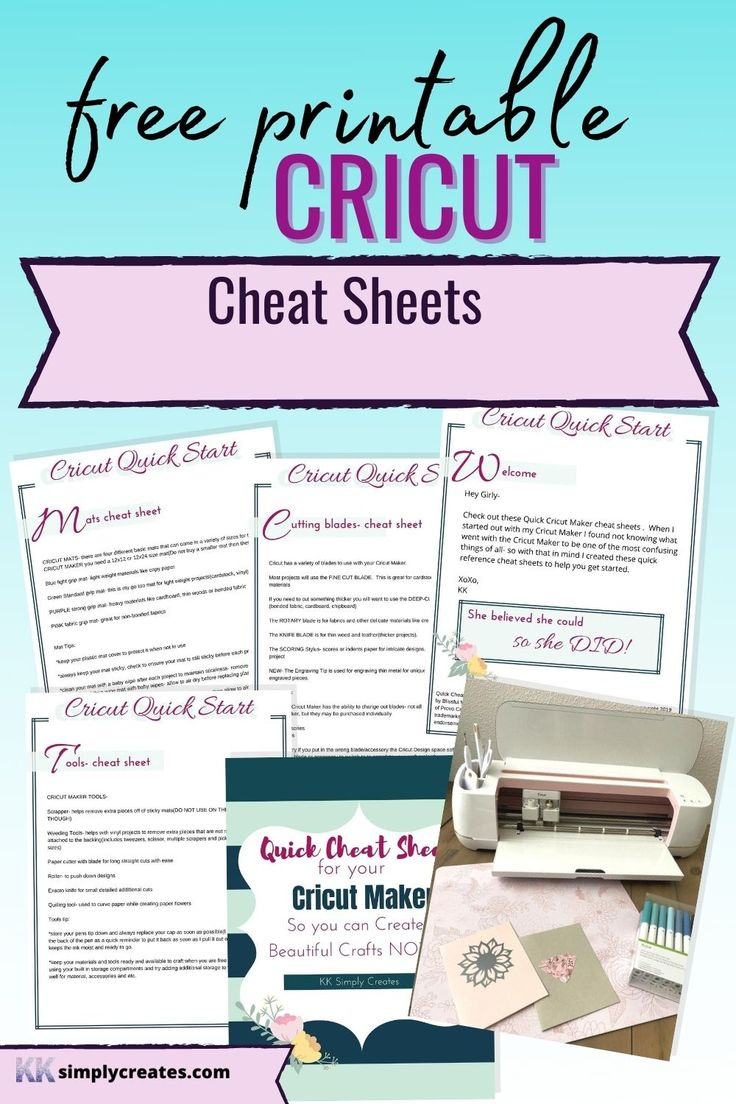 Free Printable Cricut Cheat Sheets For Beginners regarding Beginner Free Printable Cricut Cheat Sheets