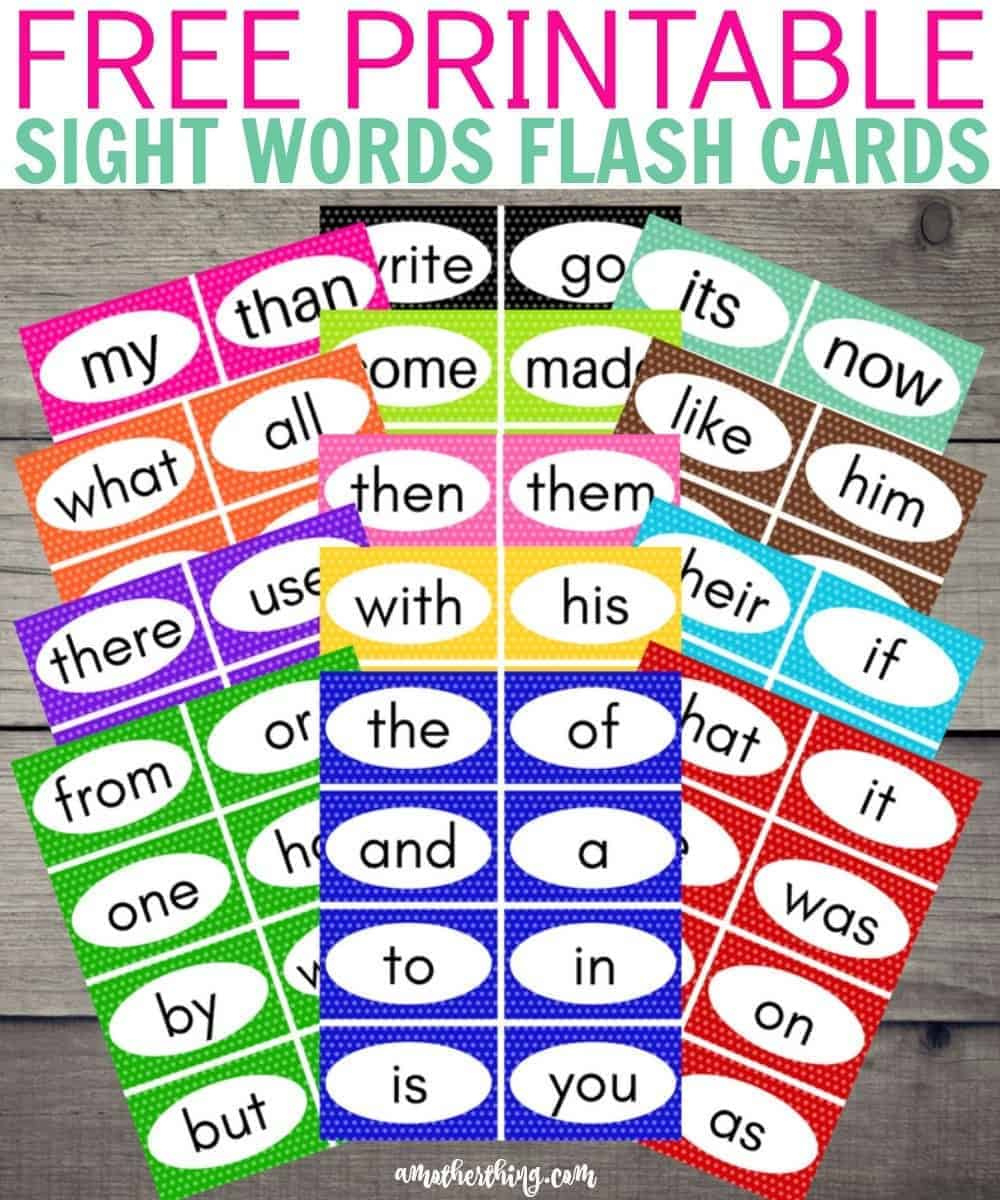 Free Printable Dolch Sight Words Flash Cards | It&amp;#039;S A Mother Thing regarding Free Printable Sight Words Flash Cards For Kindergarten