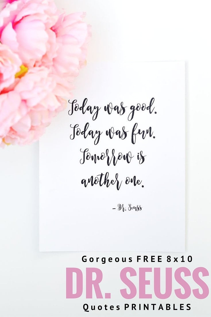 Free Printable Dr. Seuss Quotes - Make Life Lovely within Printable Dr Seuss Quotes Free