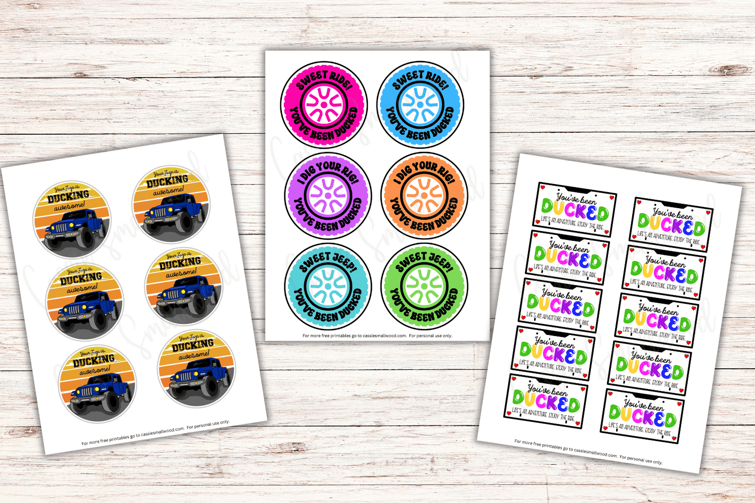 Free Printable Duck Duck Jeep Tags For Rubber Ducks - Cassie Smallwood with regard to Printable Editable Free Printable Duck Duck Jeep Tags