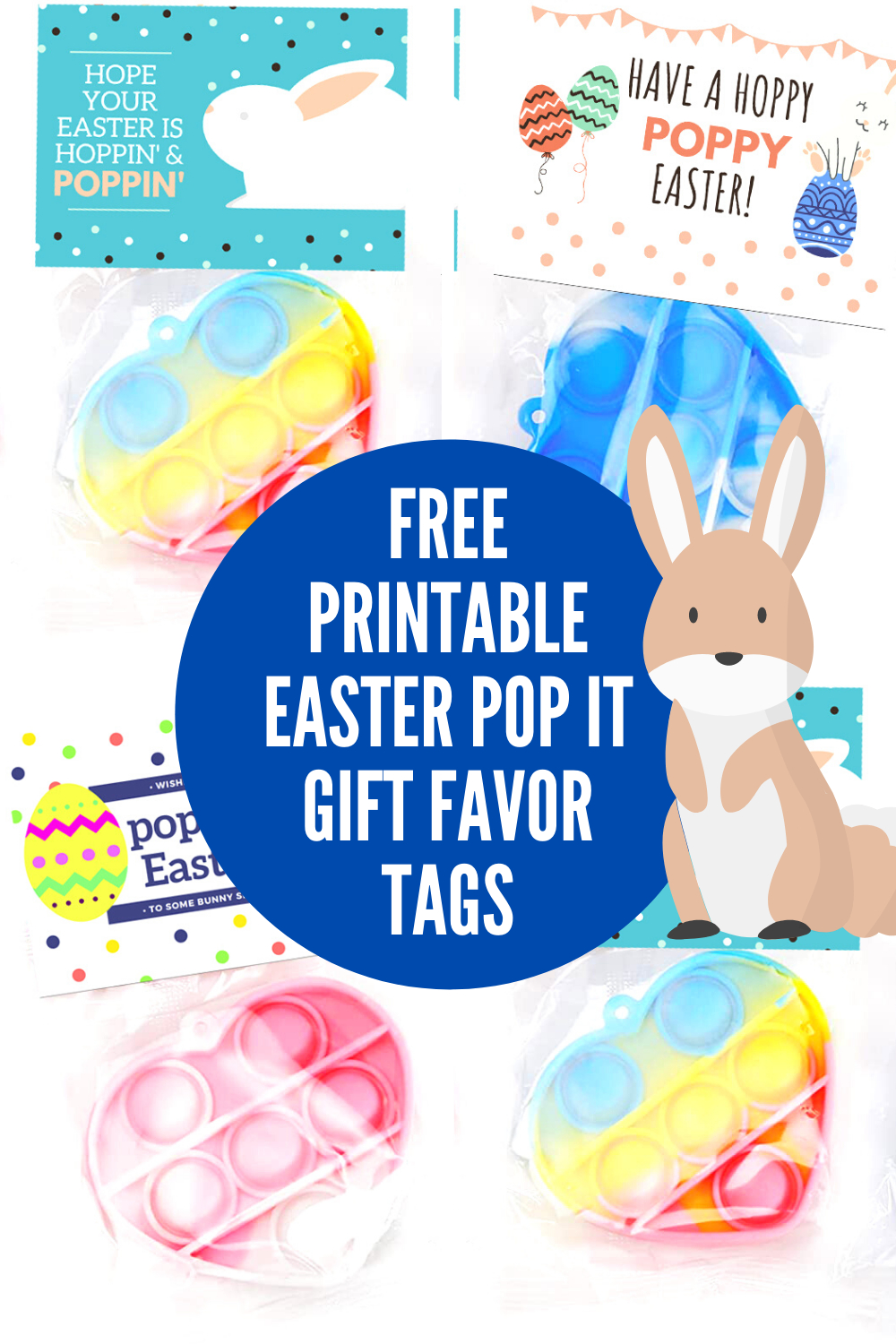 Free Printable Easter Pop It Fidget Gift - Lemon And Kiwi Designs throughout Pop It Gift Tag Free Printable