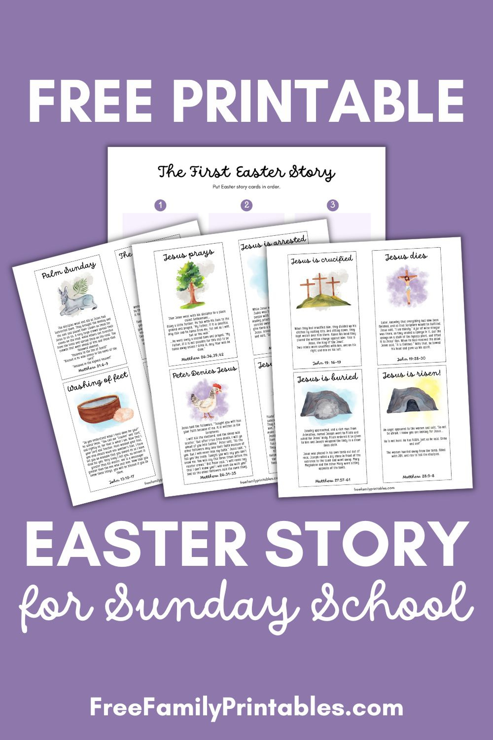 Free Printable Easter Story For Sunday School - Making Frugal Fun regarding Free Printable Easter Story Printables