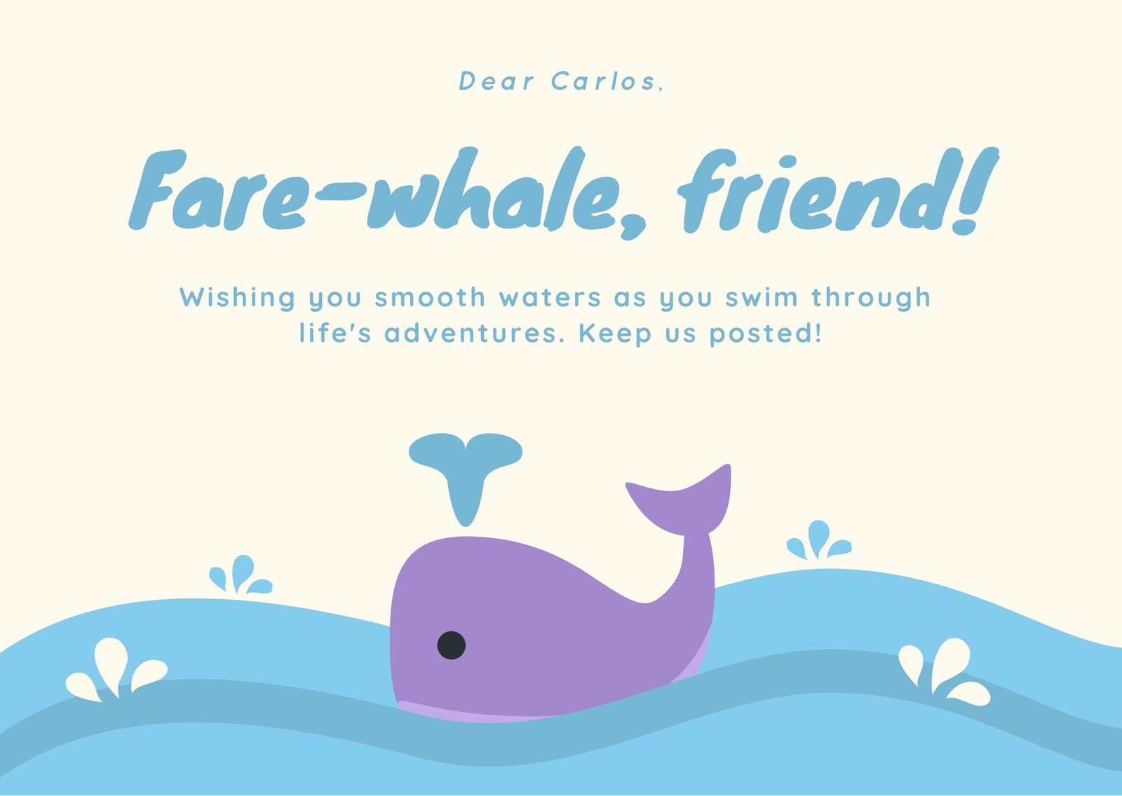 Free, Printable Farewell Card Templates To Personalize Online | Canva pertaining to Free Printable Funny Goodbye Cards