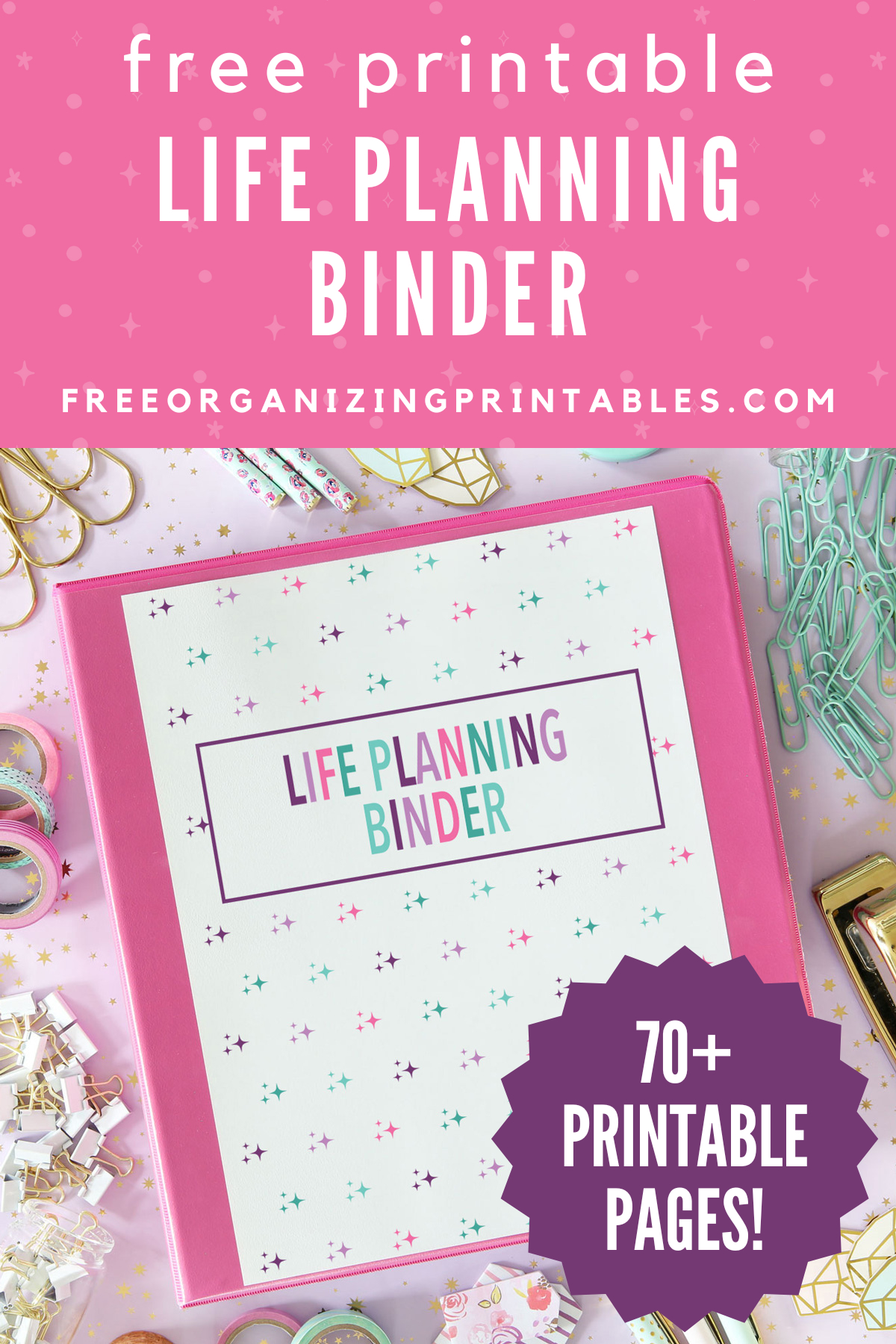 Free Printable Life Planning Binder | Free Organizing Printables regarding Life Planner Printables Free