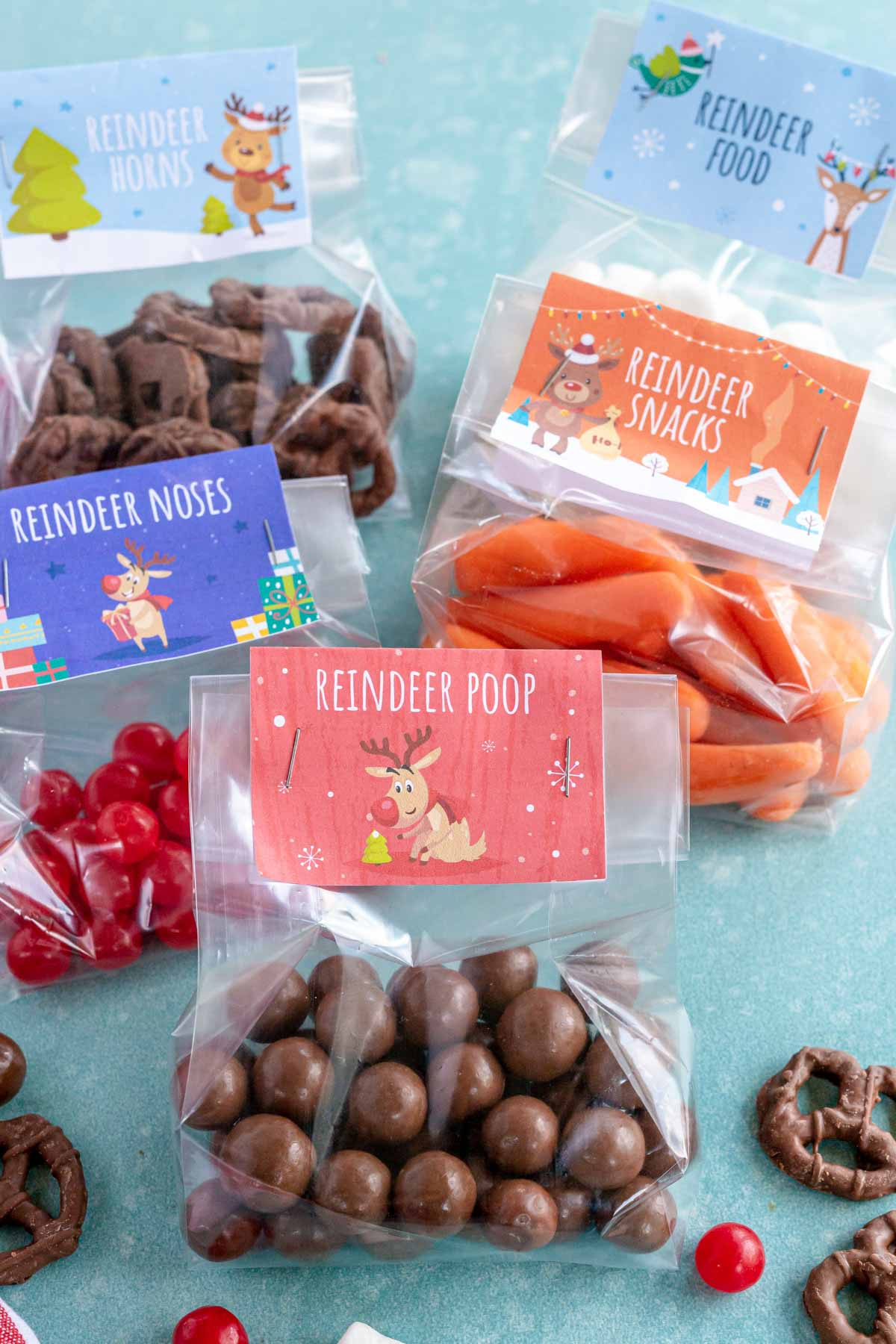 Free Printable Reindeer Poop And Reindeer Treat Tags - Play Party Plan for Reindeer Poop Labels Free Printables