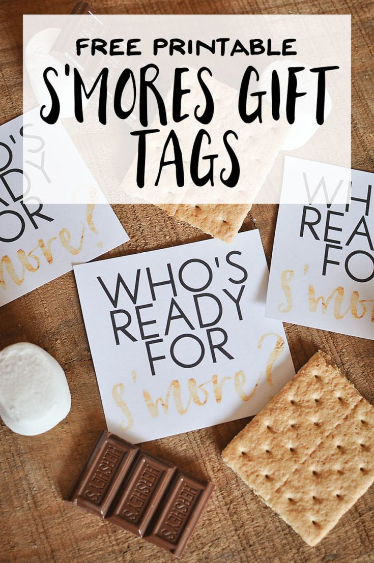 Free Printable S&amp;#039;Mores Gift Tags - Our Handcrafted Life pertaining to Free Printable Smores Tags