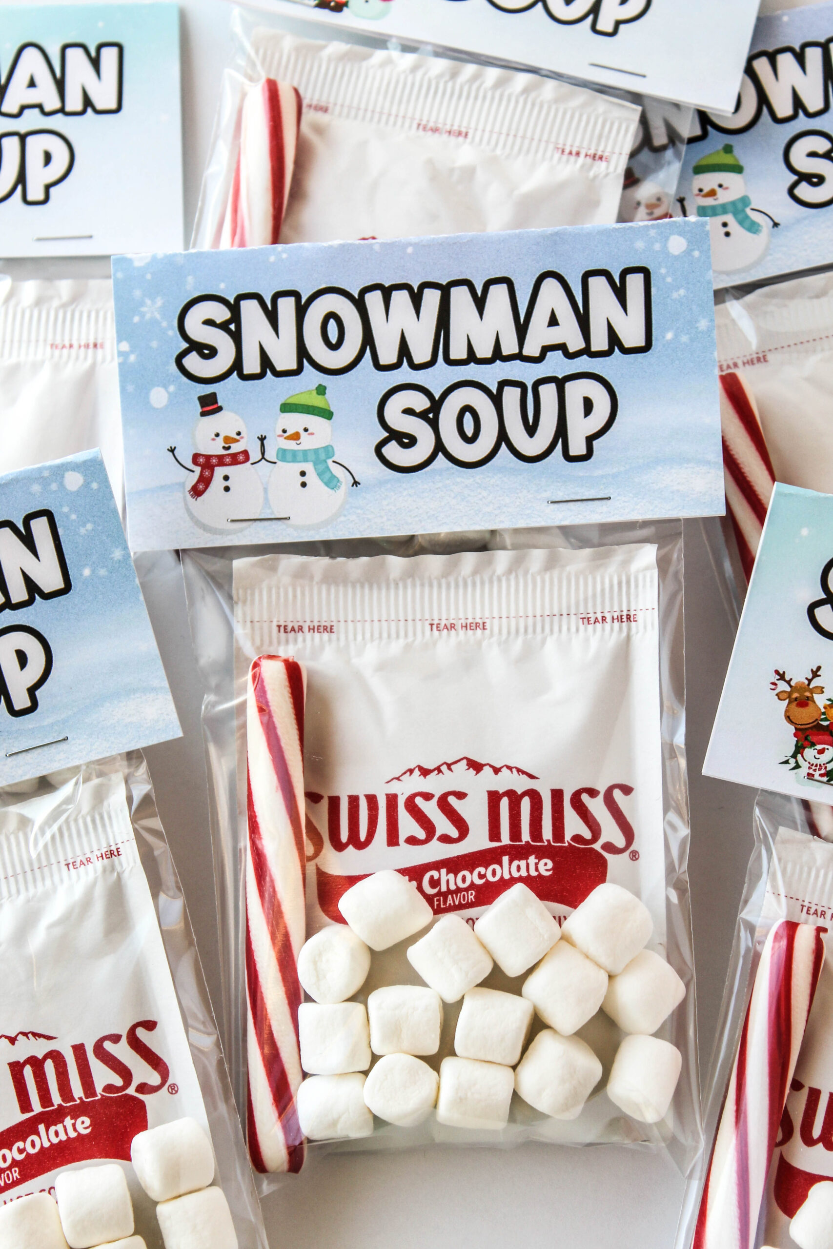 Free Printable Snowman Soup Bag Topper | Baking You Happier in Snowman Soup Bag Topper Free Printable