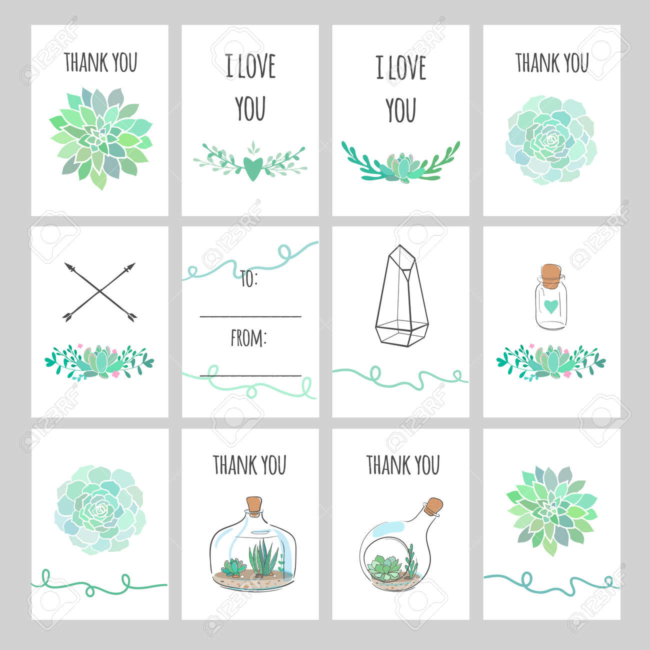 Free Printable: Succulent Gift Tags! with Free Printable Succulent Gift Tags