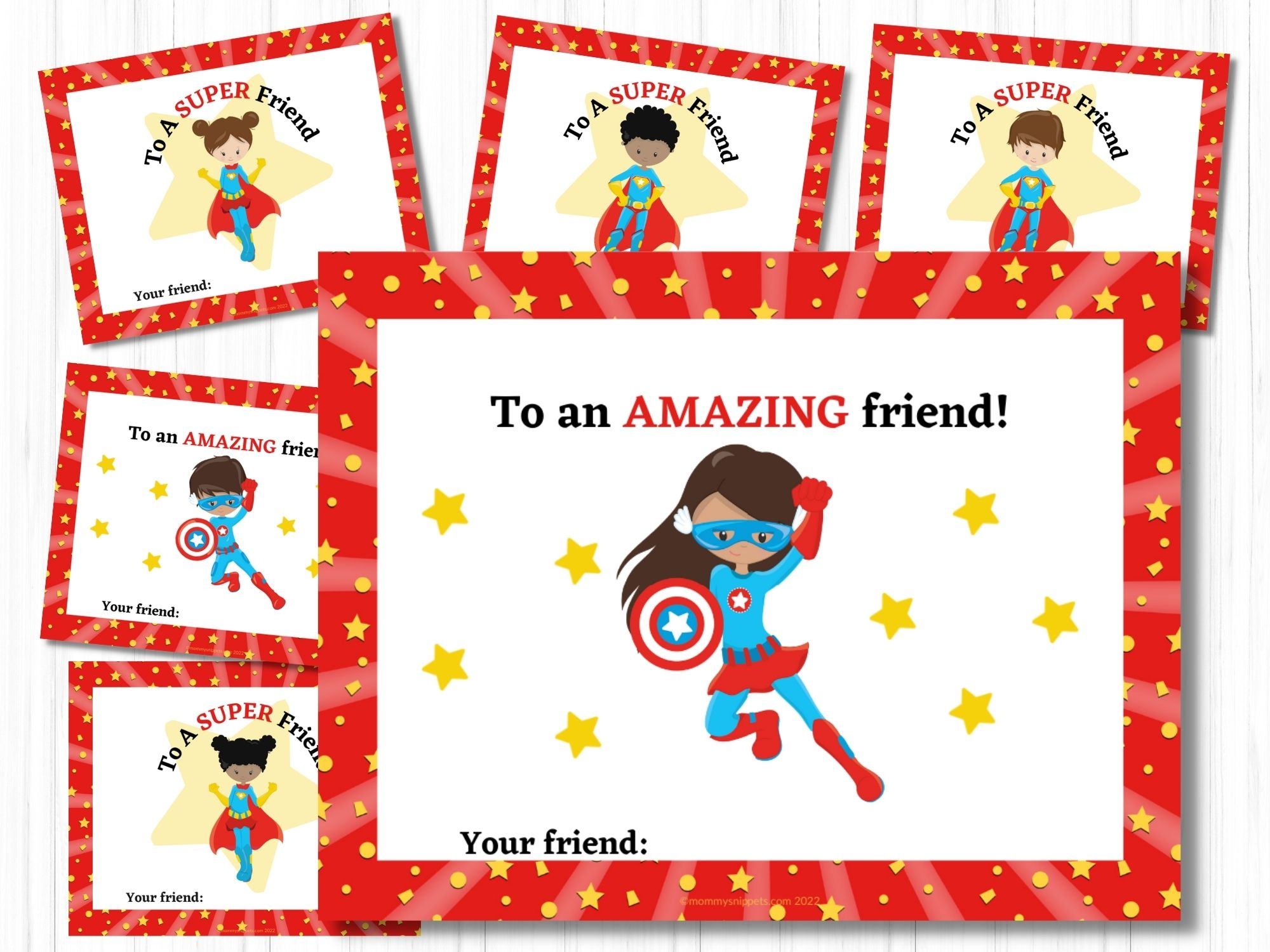 Free Printable Valentine&amp;#039;S Cards For Kids: 8 Superhero Valentines! - intended for Free Printable Superhero Valentines